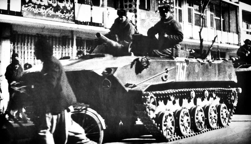 Soldiers ride aboard a Soviet BMD airborne combat vehicle. (Photo: Wikimedia Commons / US Department of Defence)