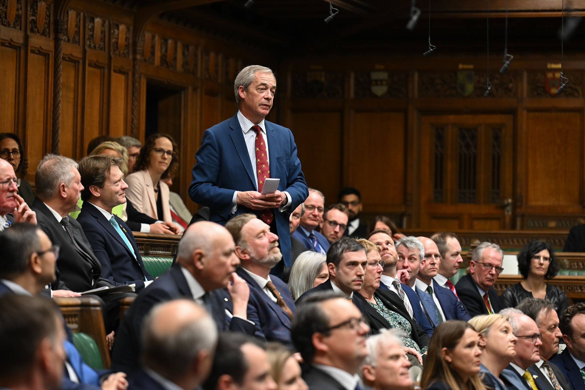 Nigel Farage MP (Clacton, Reform UK). Photo: House of Commons / Flickr