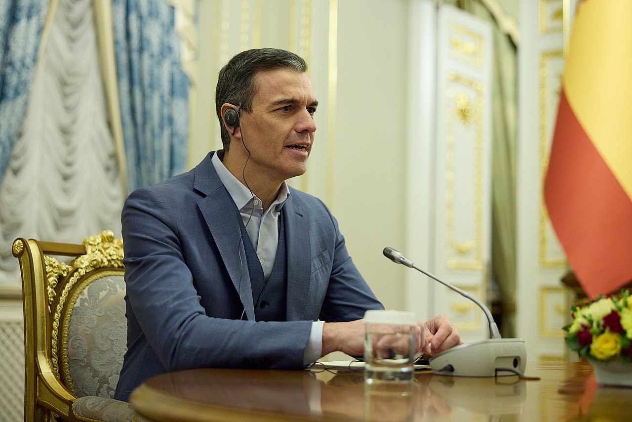 President of Ukraine Volodymyr Zelenskyy met with Prime Minister of the Kingdom of Spain Pedro Sánchez, who arrived in our country on a visit. Photo: President Of Ukraine from Україна on Wikimedia Commons under Creative Commons CC0 1.0 Universal Public Domain Dedication.