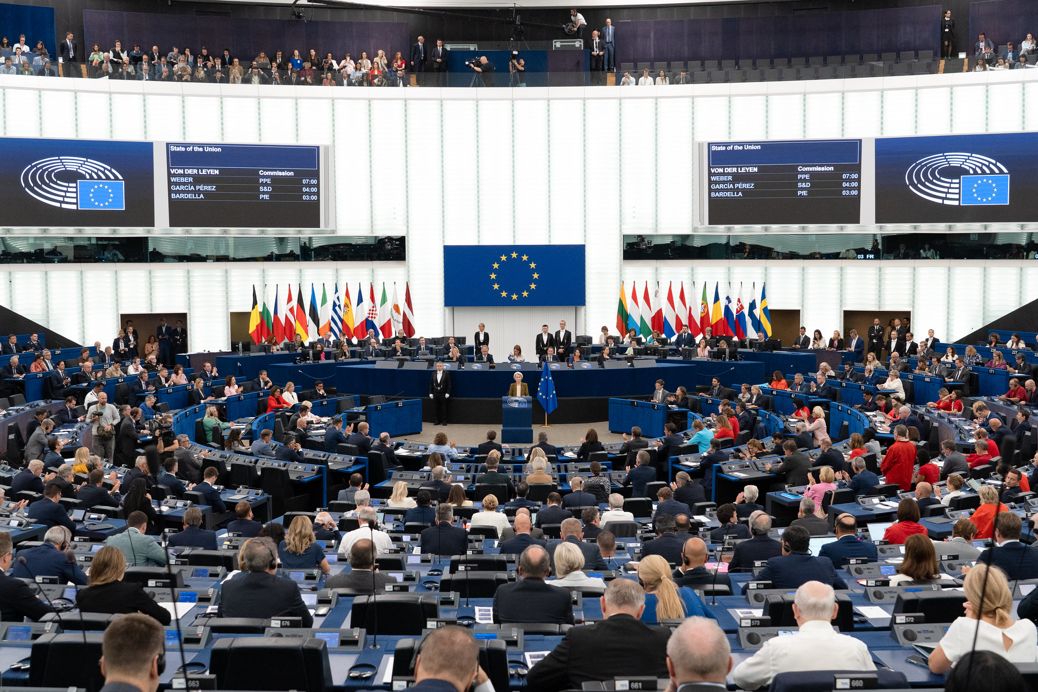“State of the EU: Security, Ukraine, Gaza, Competitiveness, EU-US trade” by European Parliament, CC BY 4.0