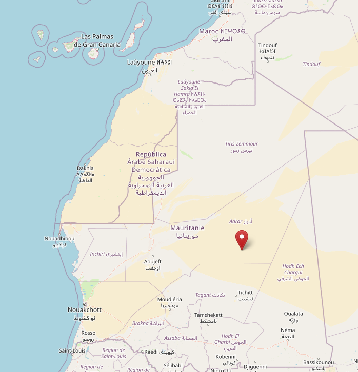 Map of Mauritania Source: https://www.openstreetmap.org/