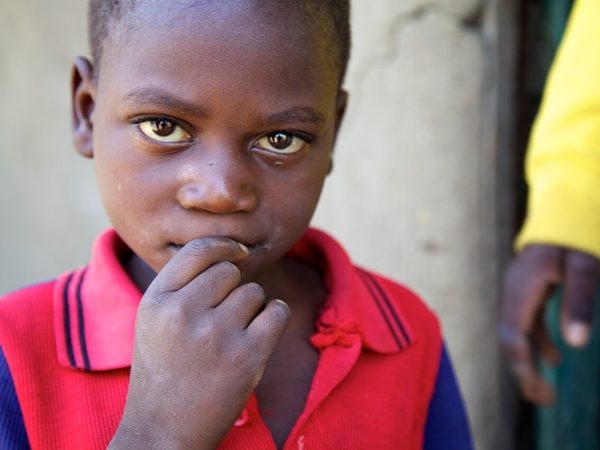 A Kenyan child in PMI-supported community. Photo: Brant Stewart, RTI, US President's Malaria Initiative on Wikimedia Commons.