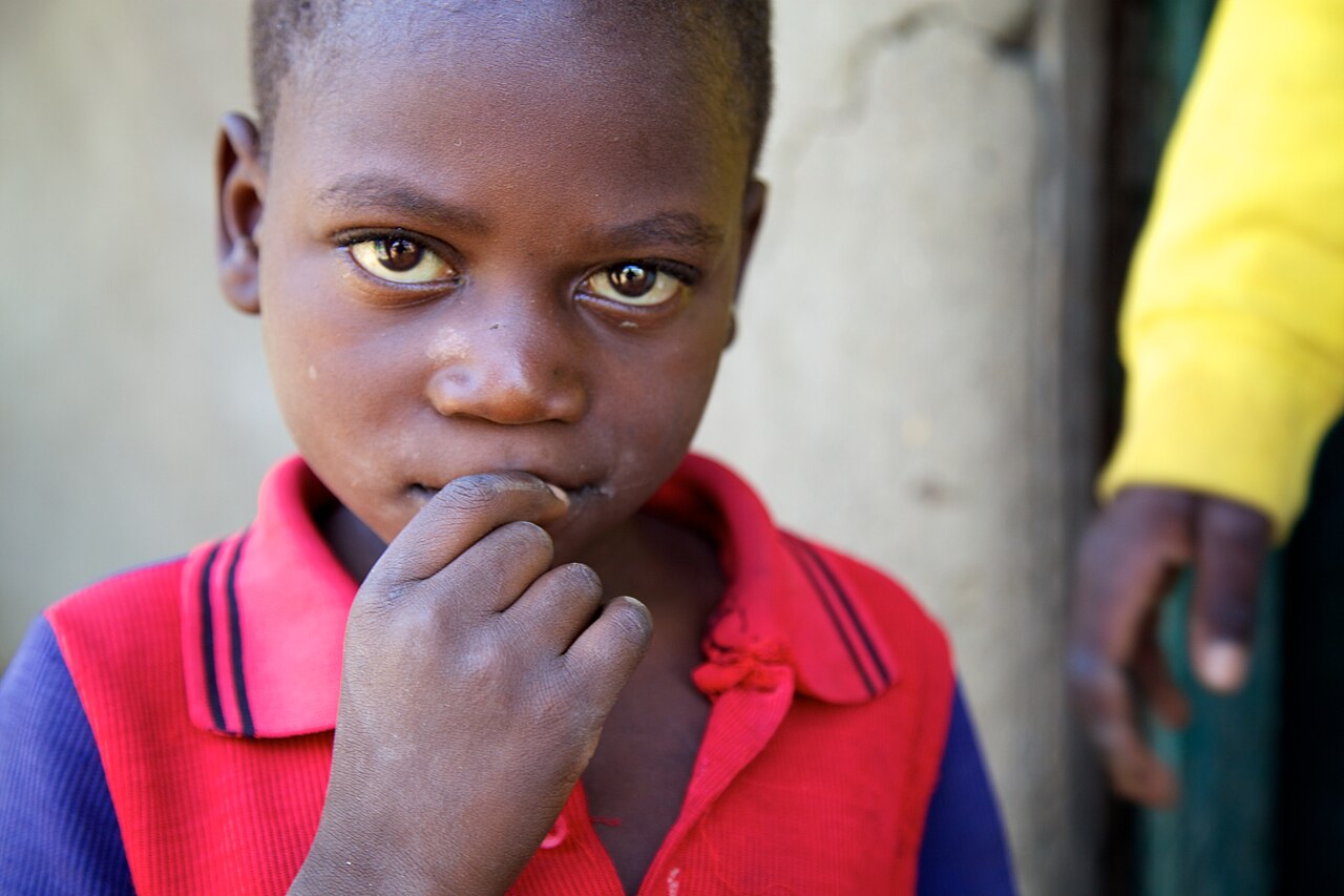 A Kenyan child in PMI-supported community. Photo: Brant Stewart, RTI, US President's Malaria Initiative on Wikimedia Commons.