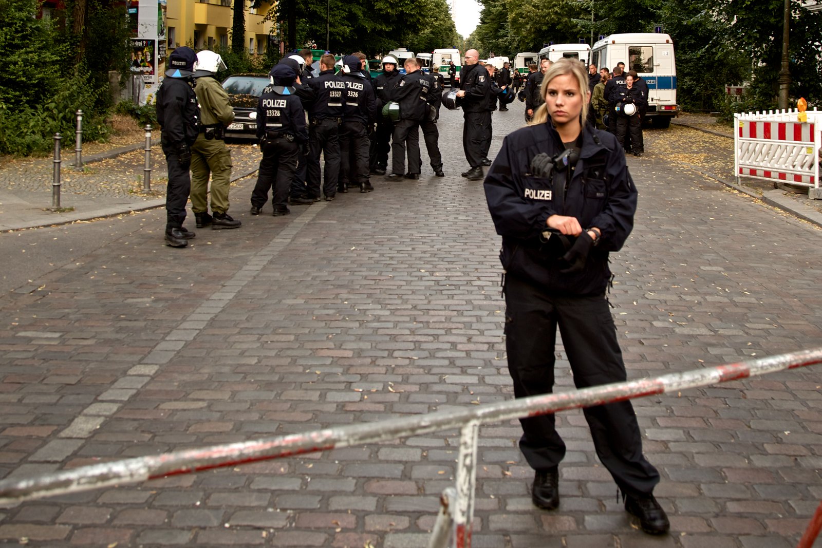 Ohlauer Räumung / Protest 27.06.14 // Lausitzer / Reichenberger Straße. Photo: mw238 / Flickr, CC BY-SA 2.0