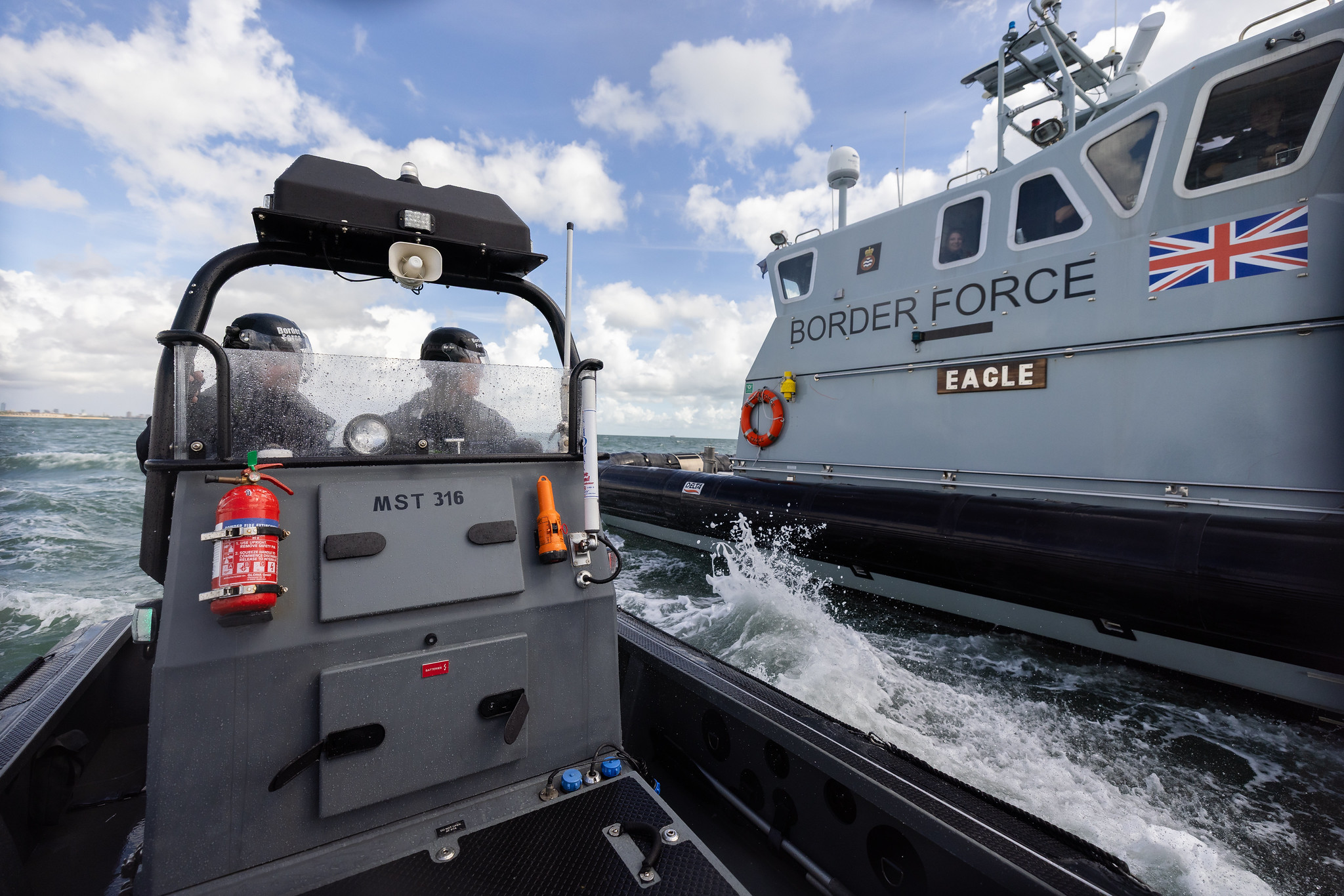 Minister Seema Malhotra visits Border Force Marine Command in Portsmouth, 2025. Photo by: Alecsandra Dragoi / Home Office / Flickr, CC BY 4.0