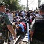 Working visit of Federal Minister Sebastian Kurz in Macedonia. Visit to the refugee flows at the Gevgelija border crossing. Macedonia, 24 August 2015. Photo: Dragan Tatic / Federal Ministry for Europe, Integration and Foreign Affairs / Bundesministerium für europäische und internationale Angelegenheiten on Flickr, CC BY 2.0