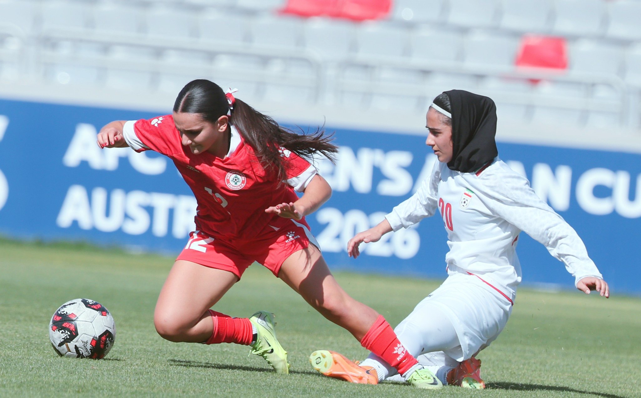 Iran lose to Lebanon in AFC Women’s Asian Cup 2026 qualifiers 0001. Photo source: FFSport Photography / Flickr, Public Domain Dedication (CC0)