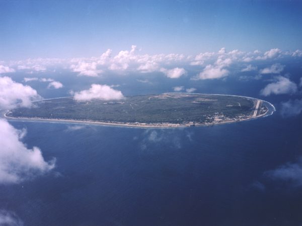 Arial view of Nauru. Source: Wikipedia Commons