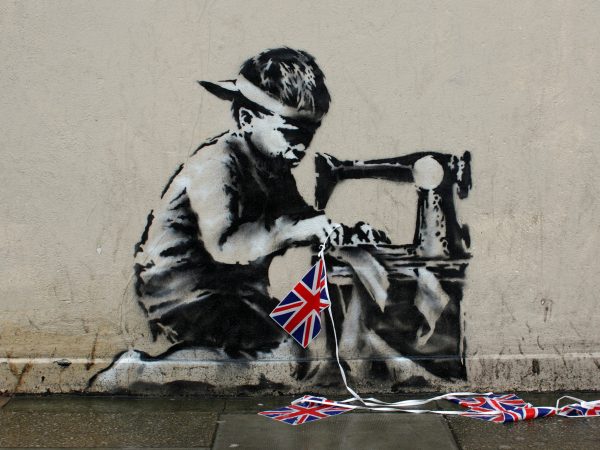 Banksy. Photo source: DeptfordJon / Flickr, CC BY 2.0