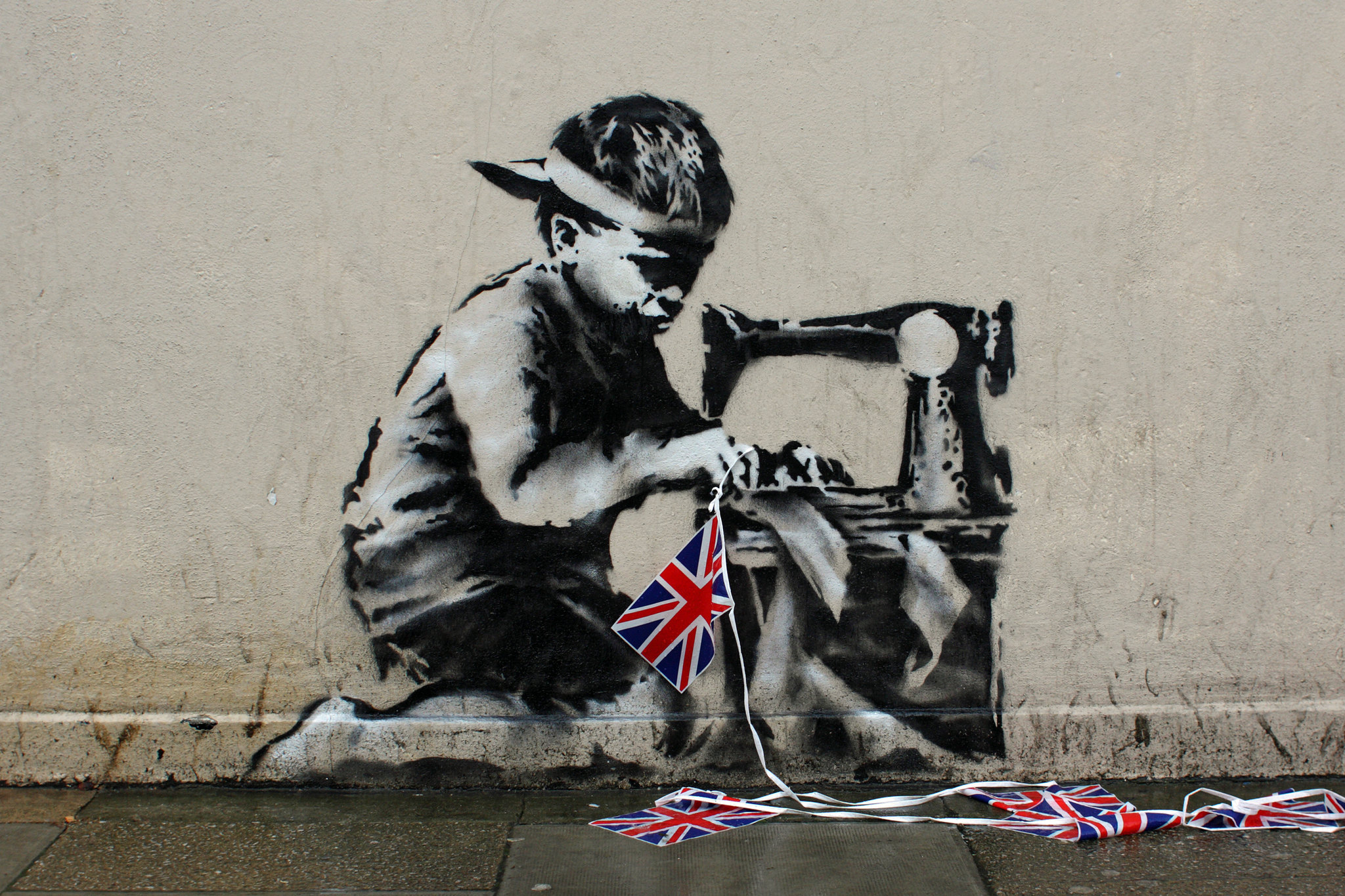 Banksy. Photo source: DeptfordJon / Flickr, CC BY 2.0
