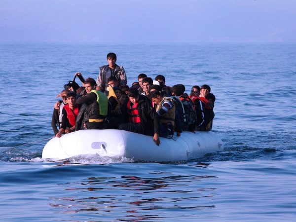 refugees greek island Lesvos