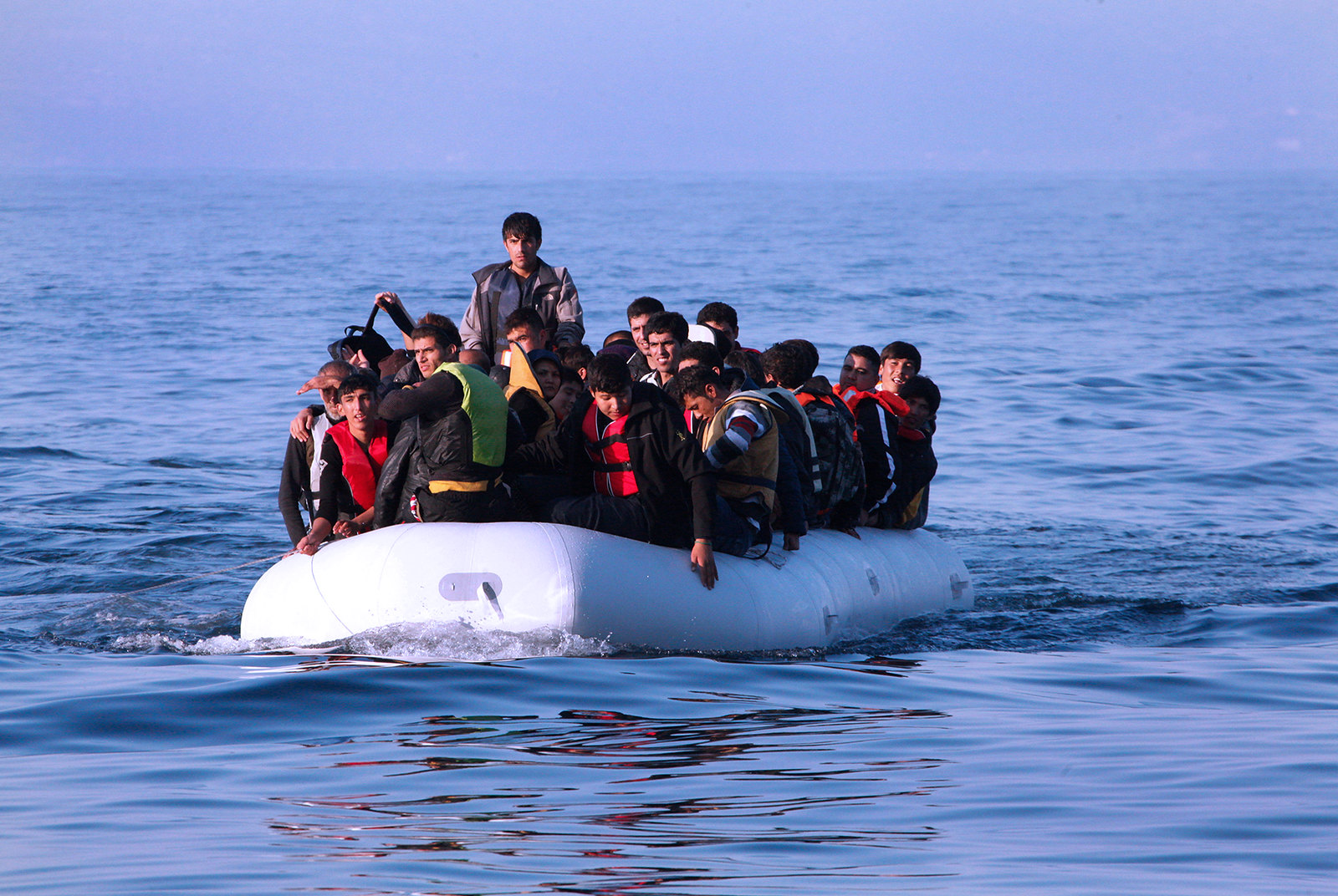 refugees greek island Lesvos