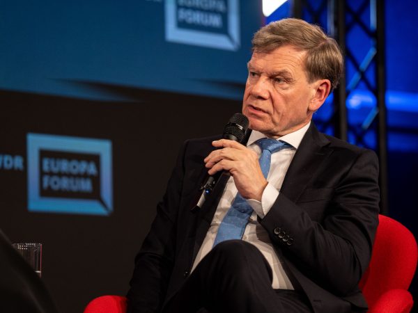 The re:publica festival for digital society's theme was "Generation: XYZ." featuring Johann Wadephul as a speaker during the "Troubled Times" panel in Berlin, May 27, 2025. Photo source: Anne Barth / re:publica / republica GmbH / Flickr, CC BY-SA 2.0