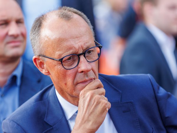 Chancellor Friedrich Merz at a CDU election campaign event in Erfurt, 2024. Friedrich Merz (CDU party chairman); portrait, individual shot. Photo source: Steffen Prößdorf / Wikimedia Commons, CC BY-SA 4.0