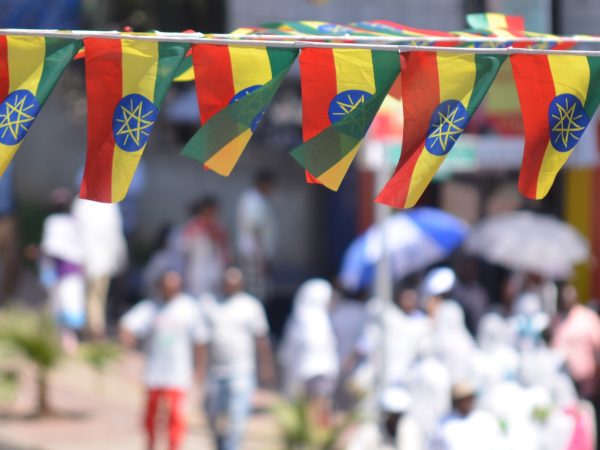 Ethiopia flags. Photo source: Global Panorama / Flickr, CC BY-SA 2.0