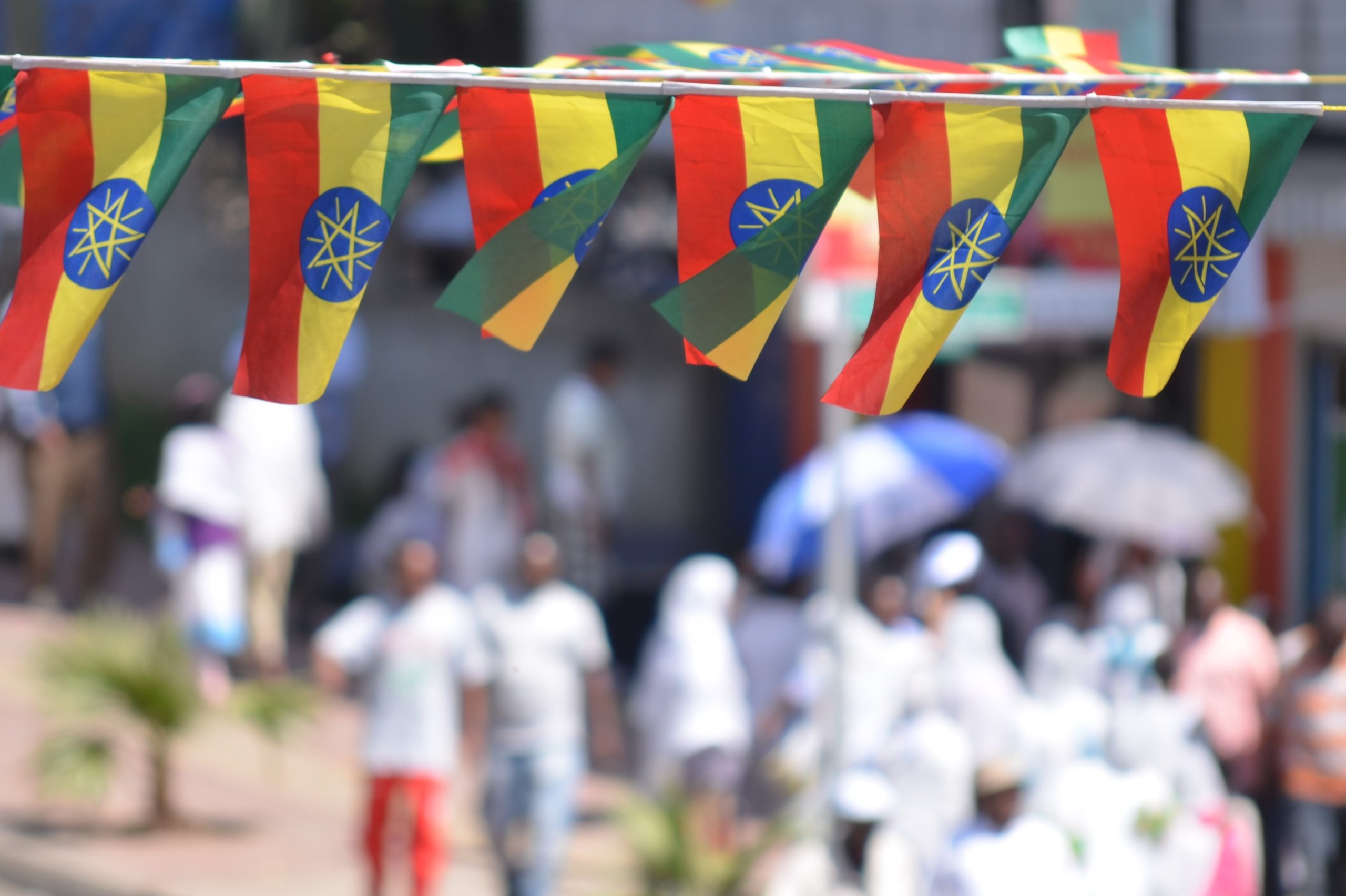 Ethiopia flags. Photo source: Global Panorama / Flickr, CC BY-SA 2.0